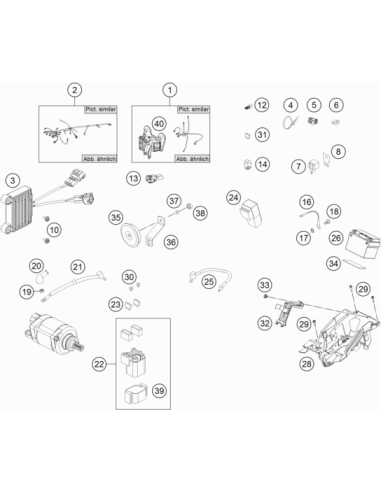 Bracket Rubber F.startrelay 07 (KTM/HVA/GG)