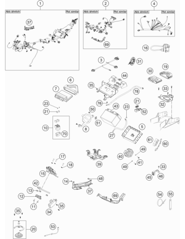 Bracket Rubber F.startrelay 07 (KTM/HVA/GG)