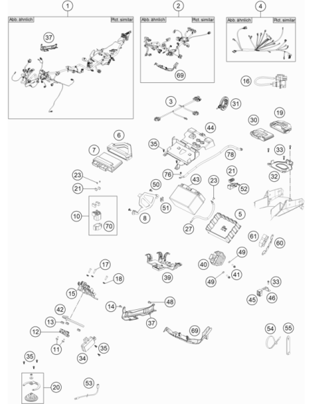 Bracket Rubber F.startrelay 07 (KTM/HVA/GG)