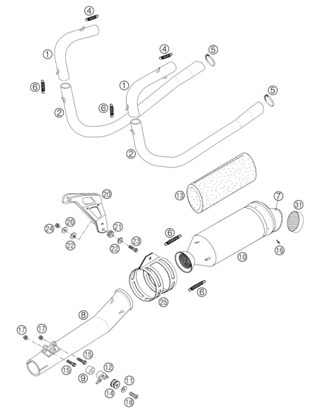 Special Washer ALU 8 X 24 MM (KTM/HVA/GG)