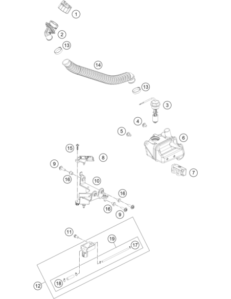 Spacer Bushing FOR Speedometer Holder (KTM/HVA/GG) St:70