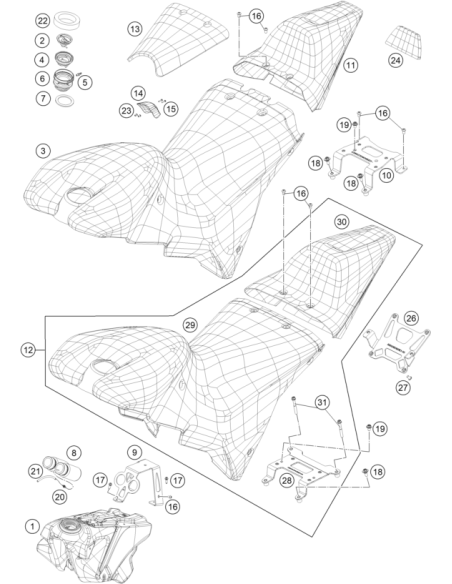Vacuum Conection M6/3mm '97 (KTM/HVA/GG)