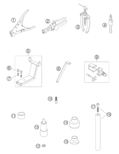 Mount.tool Steer.head Bear.lc4 (KTM/HVA/GG)