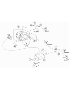 Ydnac-clamp 10173 (16mm) (KTM/HVA/GG)