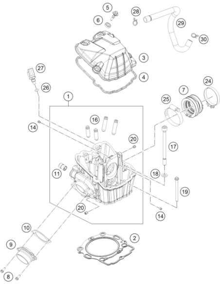Ydnac-clamp 10173 (16mm) (KTM/HVA/GG)