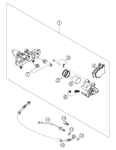 Brake Light Switch Long (KTM/HVA/GG)