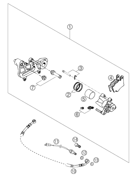 Brake Light Switch Long (KTM/HVA/GG)