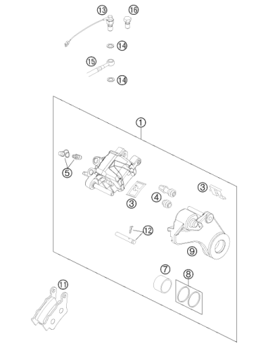 Brake Light Switch Long (KTM/HVA/GG)