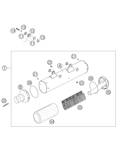 Screw Torx M5x10 05 (KTM/HVA/GG)