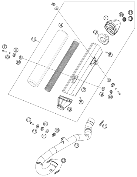 Screw Torx M5x10 05 (KTM/HVA/GG)