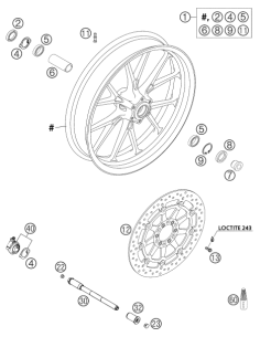 Valve Cpl. Brembo Duke 2003 (KTM/HVA/GG)