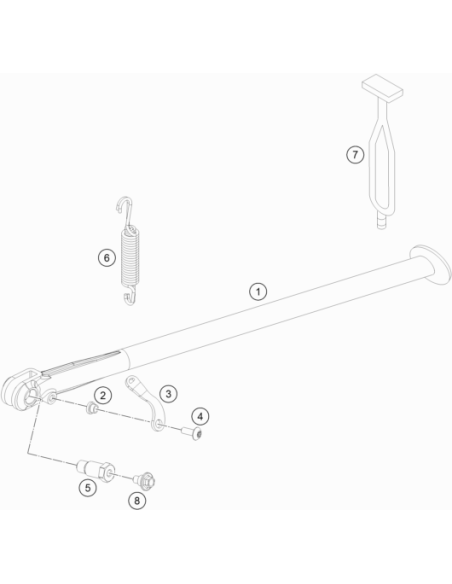 Tornillo Especial M6x12.5 Sw=8 (KTM/HVA/GG)