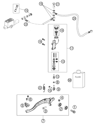 Hollow Screw + Copper Gasket (KTM/HVA/GG) St:50
