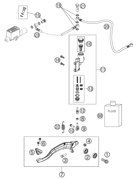Hollow Screw + Copper Gasket (KTM/HVA/GG) St:50