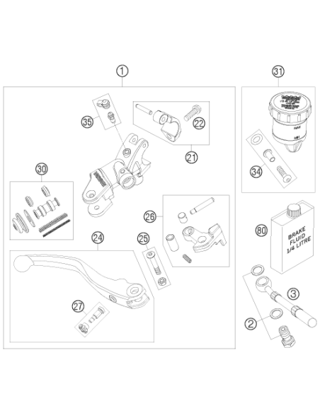 Hollow Screw + Copper Gasket (KTM/HVA/GG) St:50
