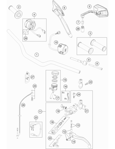 Hollow Screw + Copper Gasket (KTM/HVA/GG) St:50