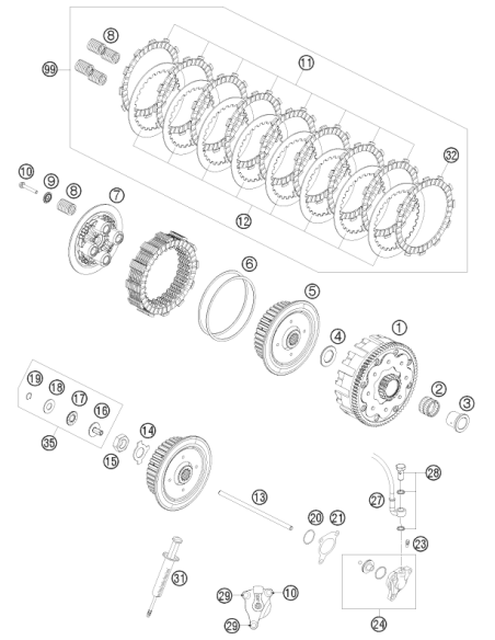 Hollow Screw + Copper Gasket (KTM/HVA/GG) St:50
