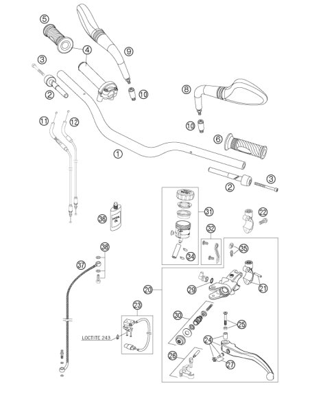 Hollow Screw + Copper Gasket (KTM/HVA/GG) St:50