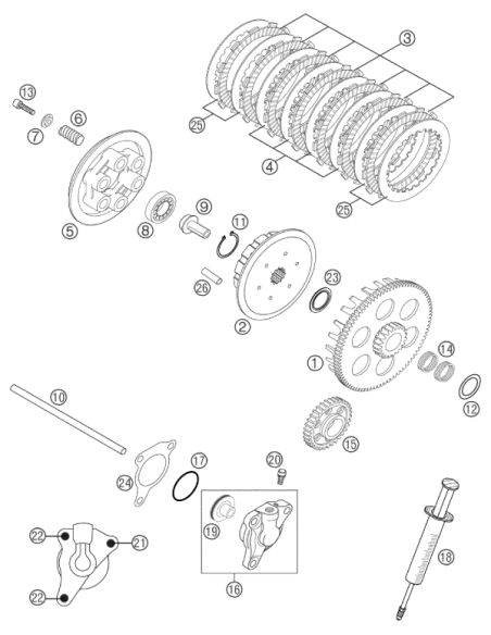 Gasket FOR Slave Cylinder (KTM/HVA/GG) St:70