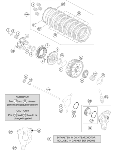 Gasket F. Output Cylinder (KTM/HVA/GG)