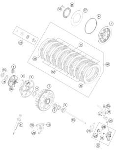Gasket F. Output Cylinder (KTM/HVA/GG) 2