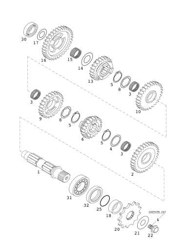 Stop Disc 25,2x32x1,5 (KTM/HVA/GG)