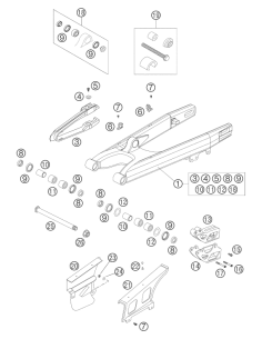 Bearing Sleeve 17x22x38.7 03 (KTM/HVA/GG)