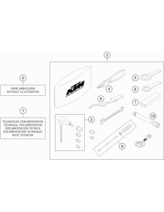 Bolt FOR Footrest Rear 03 (KTM/HVA/GG)