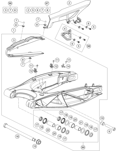 Collar NUT M19x1.5 Sw=27mm (KTM/HVA/GG)