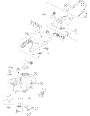 Distance Rupper Airbox 03 (KTM/HVA/GG)