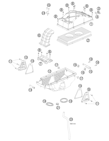 Distance Rupper Airbox 03 (KTM/HVA/GG)