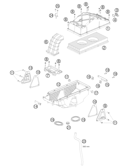 Distance Rupper Airbox 03 (KTM/HVA/GG)