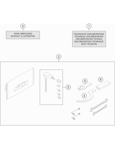 Rubber Cable TIE 75mm 03 (KTM/HVA/GG)