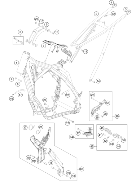 Rubber Cable TIE 75mm 03 (KTM/HVA/GG)