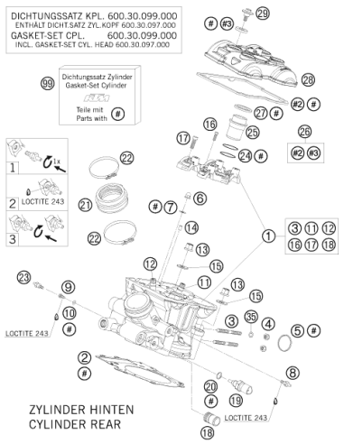 Vacuum Conection M6/0,5mm (KTM/HVA/GG) St:70