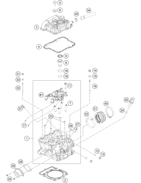 Vacuum Conection M6/0,5mm (KTM/HVA/GG) St:70
