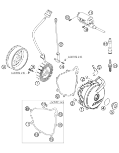 Generator Line Bracket (KTM/HVA/GG)