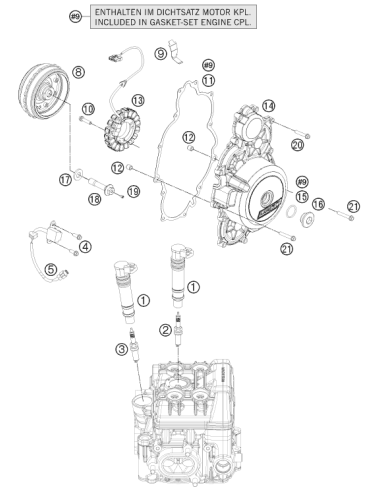 Generator Line Bracket (KTM/HVA/GG)
