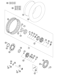 Spacer Bush. Rear Wheel R/S 06 (KTM/HVA/GG) 2