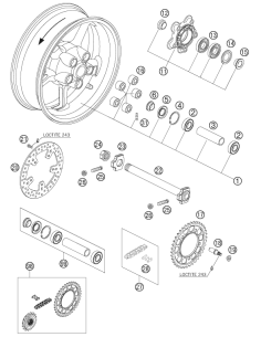 Spacer Bush. Spr. Supp. IN. 06 (KTM/HVA/GG)