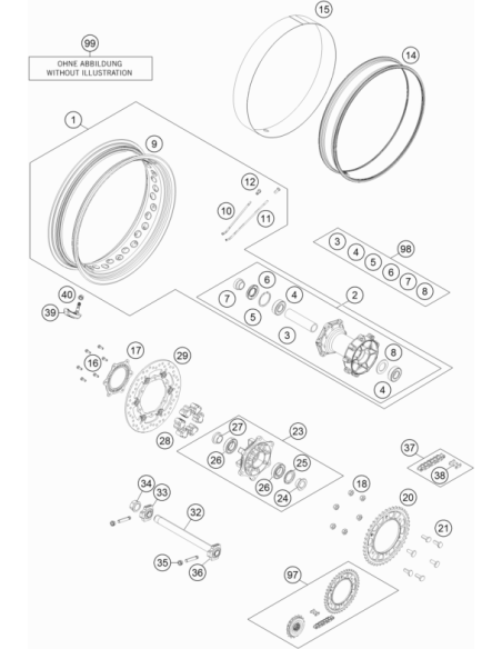 Phonic Wheel Abs, Rear (KTM/HVA/GG)