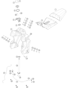 Gasket Fuel Lever Sensor (KTM/HVA/GG) 2