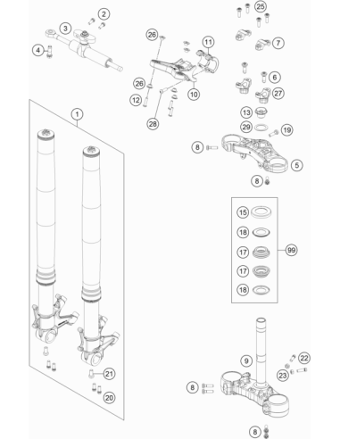 Tachometer Support Bush (KTM/HVA/GG)