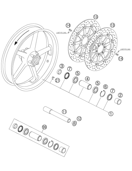 AH Screw M25x1.5 Ws=12 05 (KTM/HVA/GG)