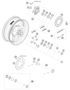 Collar NUT M25x1.5 Ws=32 05 (KTM/HVA/GG) 2