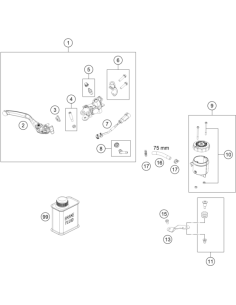 Screw Ret.panel-brake Cylinder (KTM/HVA/GG)