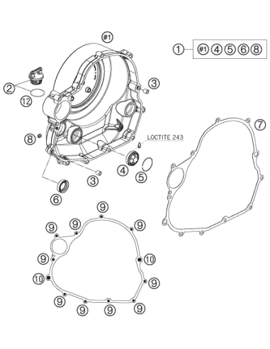 Circlip OIL Level Glass 03 (KTM/HVA/GG)