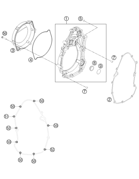 Circlip OIL Level Glass 03 (KTM/HVA/GG)