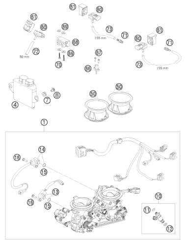 Screw Throttle Pos. Sensor (KTM/HVA/GG)