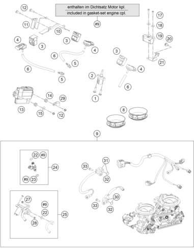 Screw Throttle Pos. Sensor (KTM/HVA/GG)